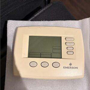 Emerson Beige Digital Thermostat - Programmable HVAC Controller